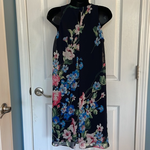 Lauren Ralph Lauren A-Line Navy Floral Dress - Picture 4 of 5